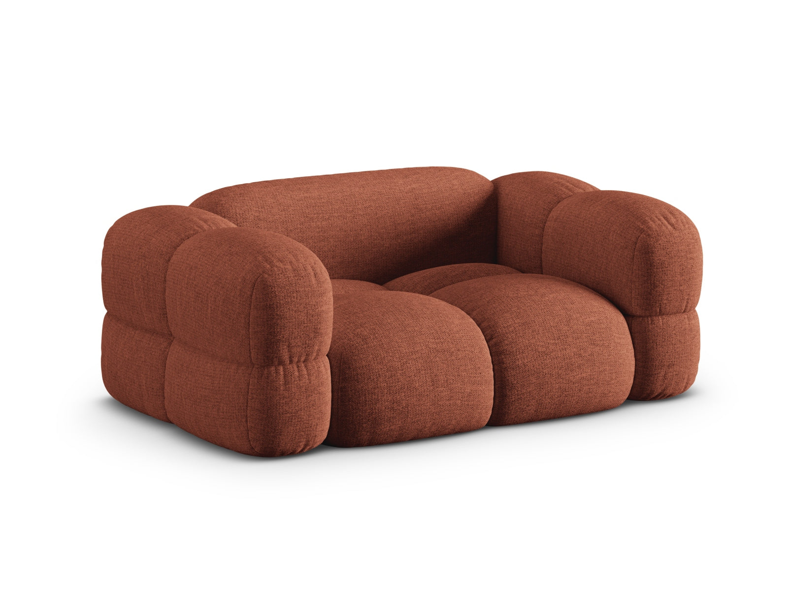 Loretto 2-Seater Sofa (2 Seats, 100x180x68) - Sorella Structured Fabric - Gallery image 3