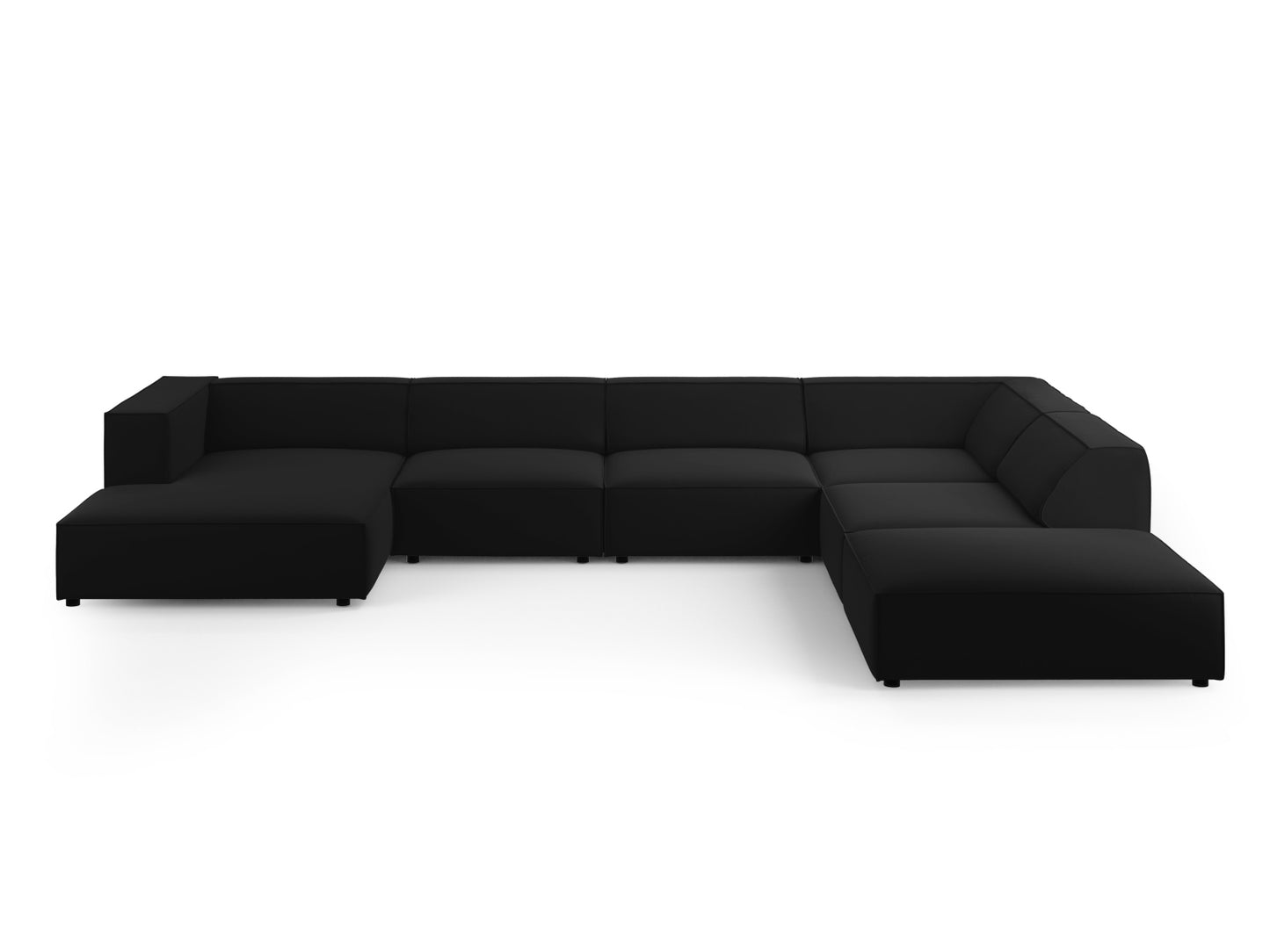 Arendal Panoramic Corner Sofa Velvet (7 Seaters)