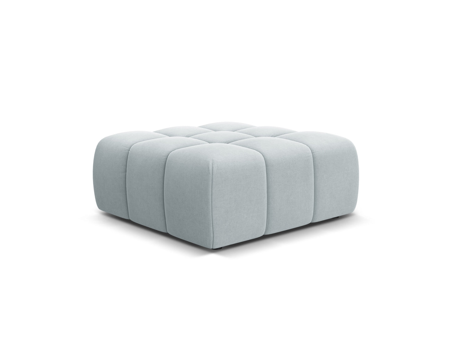Hawaii Pouf (1 Seat, 100x90x38) - Moly Structured Fabric - Gallery image 5