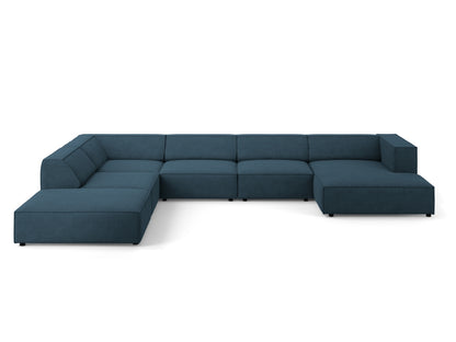 Arendal Panoramic Corner Sofa Chenille with corduroy (7 Seaters)