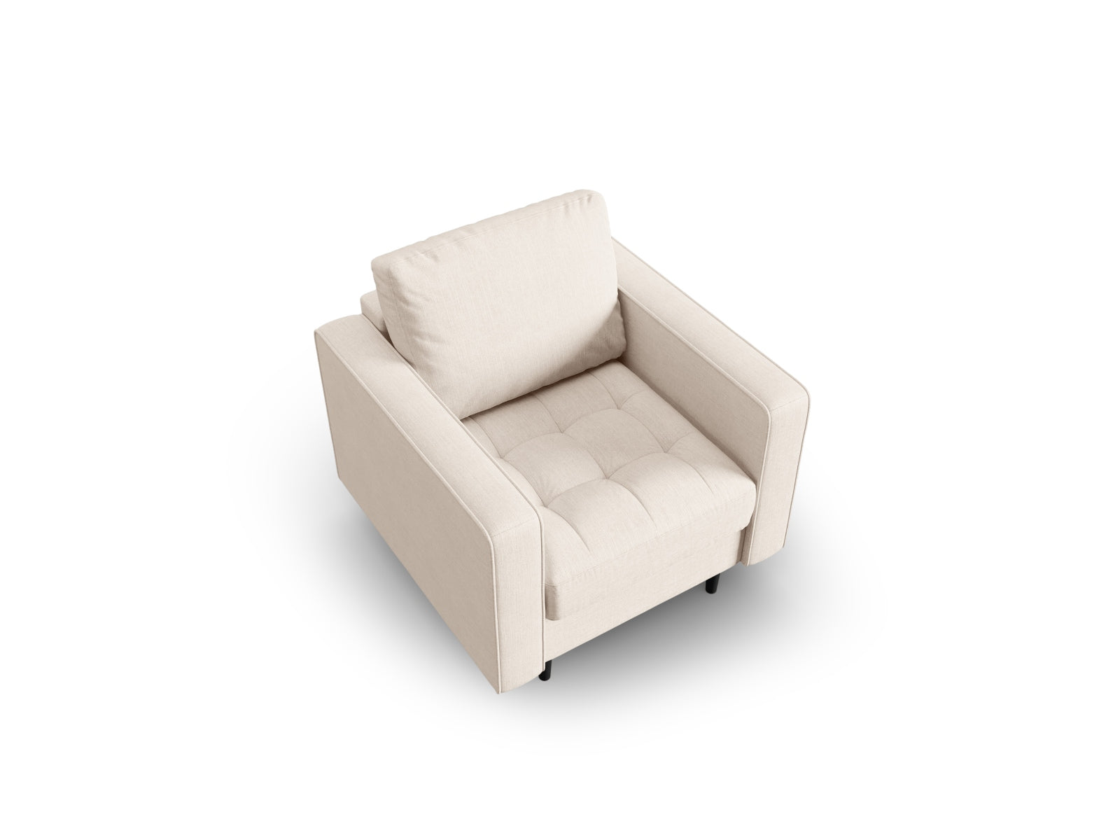 Aspen Armchair (1 Seat) - Structured Fabric - Structured Fabric - Gallery image 2