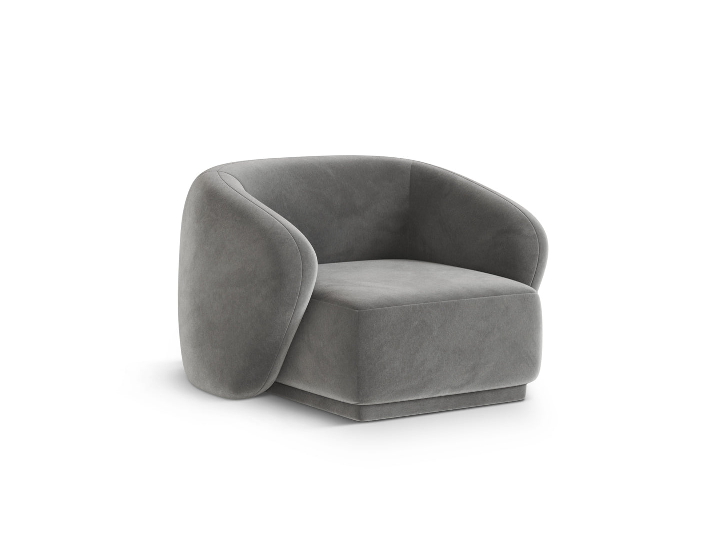 Gomera Armchair (1 Seat, 93x90x74) - Salvador Velvet - Gallery image 4