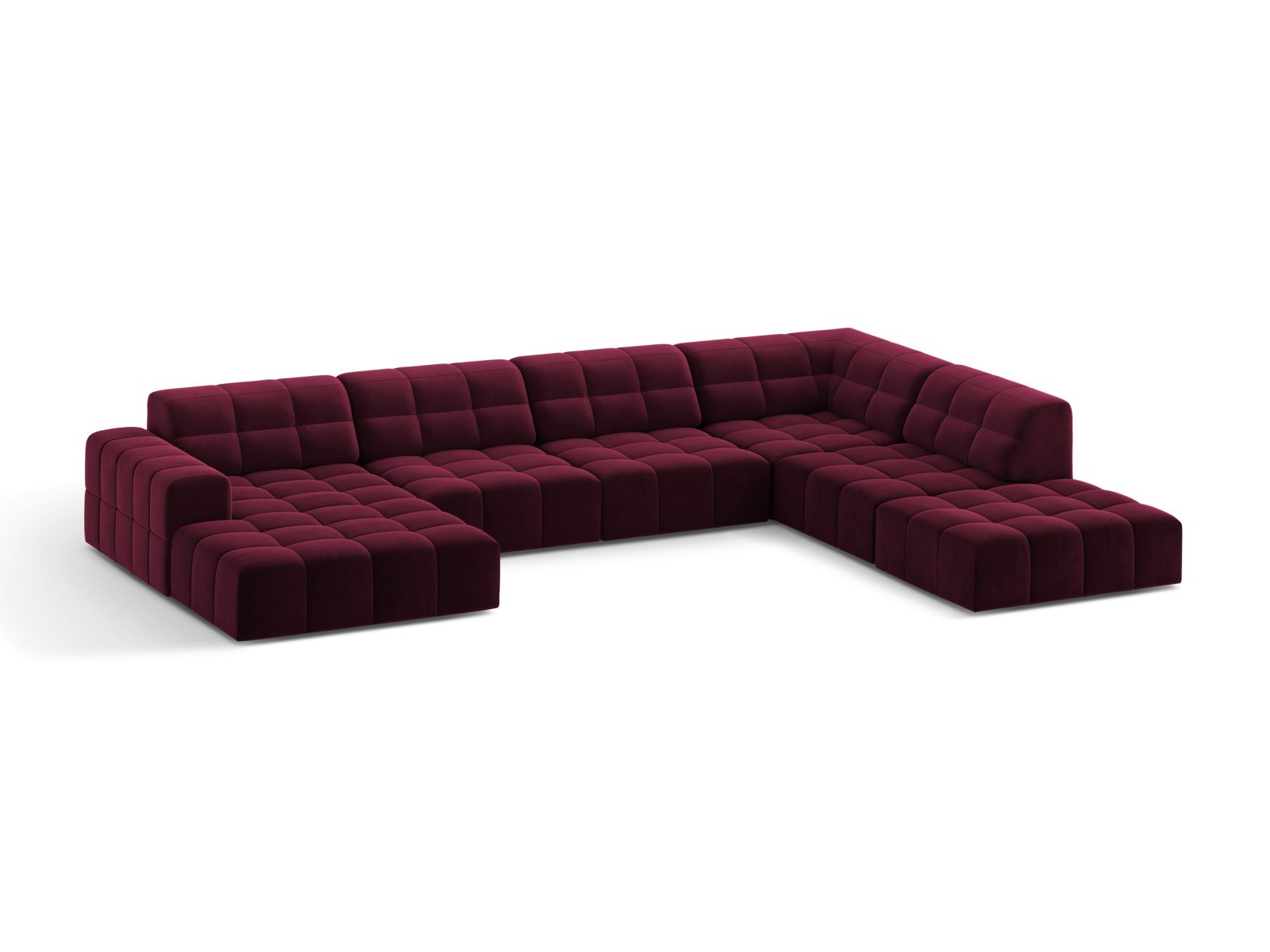 Chicago Panoramic Corner Sofa (7 Seats, 375x263x78) - Venus Velvet - Gallery image 8