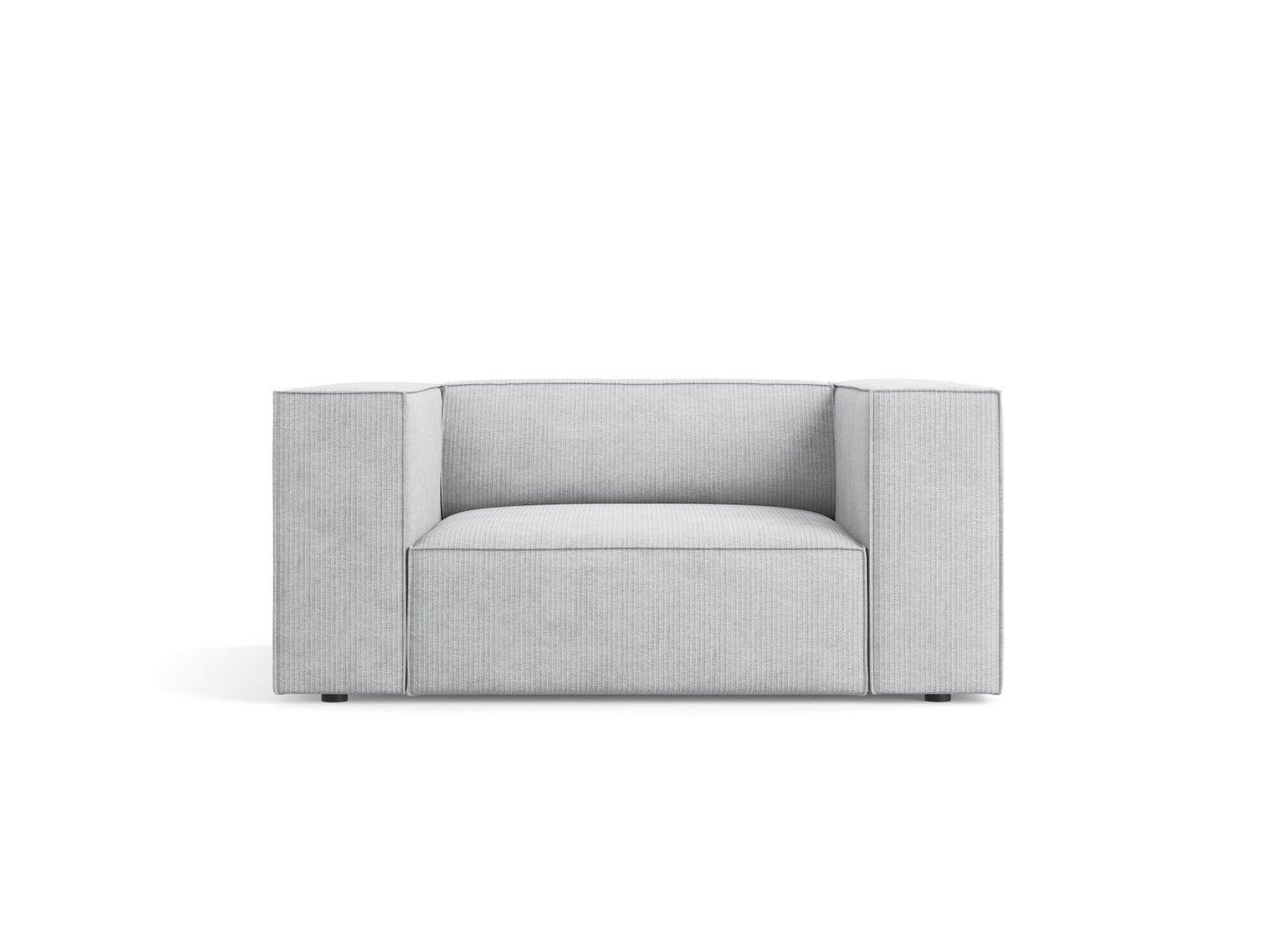 Arendal Armchair  Chenille with corduroy