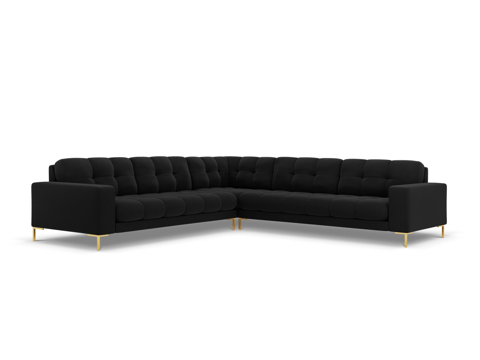 Bali Symmetrical Corner Sofa (6 Seats, 256x256x75) - Velvet - Gallery image 4