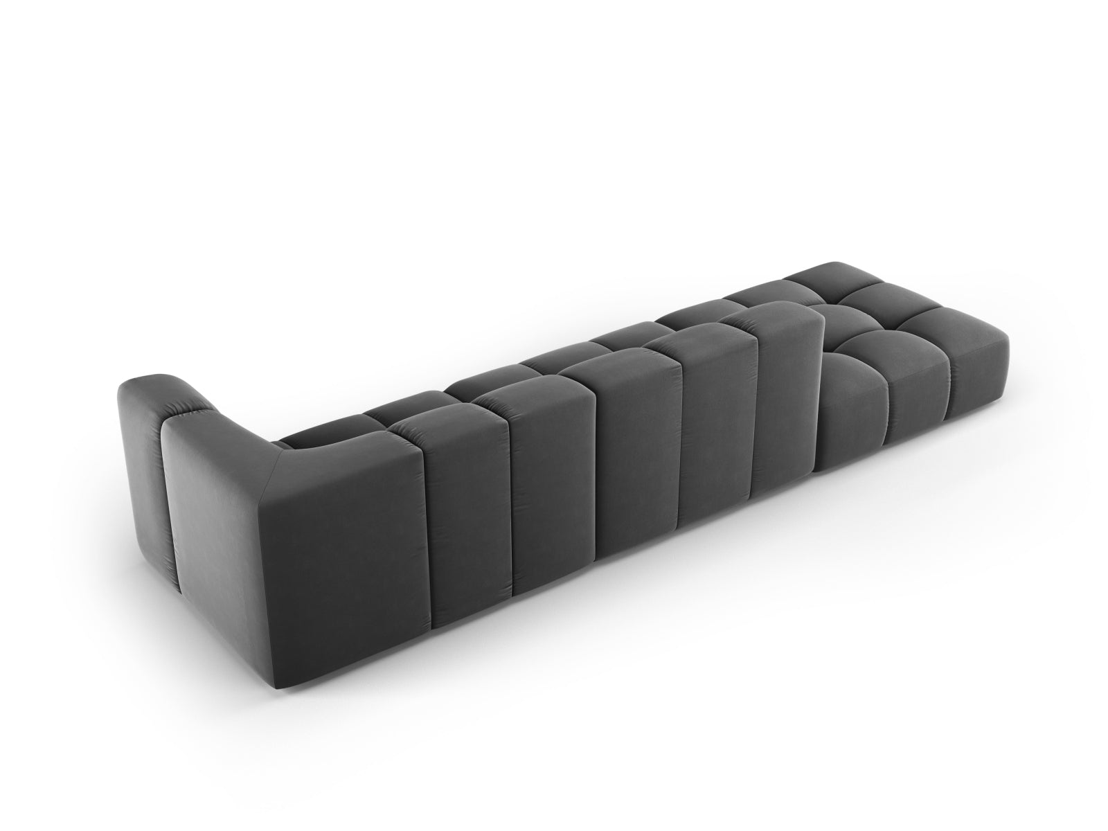 Moritz Left/Right Modular Sofa (4 Seats, 293x96x70) - Bluvel Velvet - Gallery image 7
