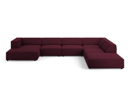 Arendal Panoramic Corner Sofa Chenille with corduroy (7 Seaters)