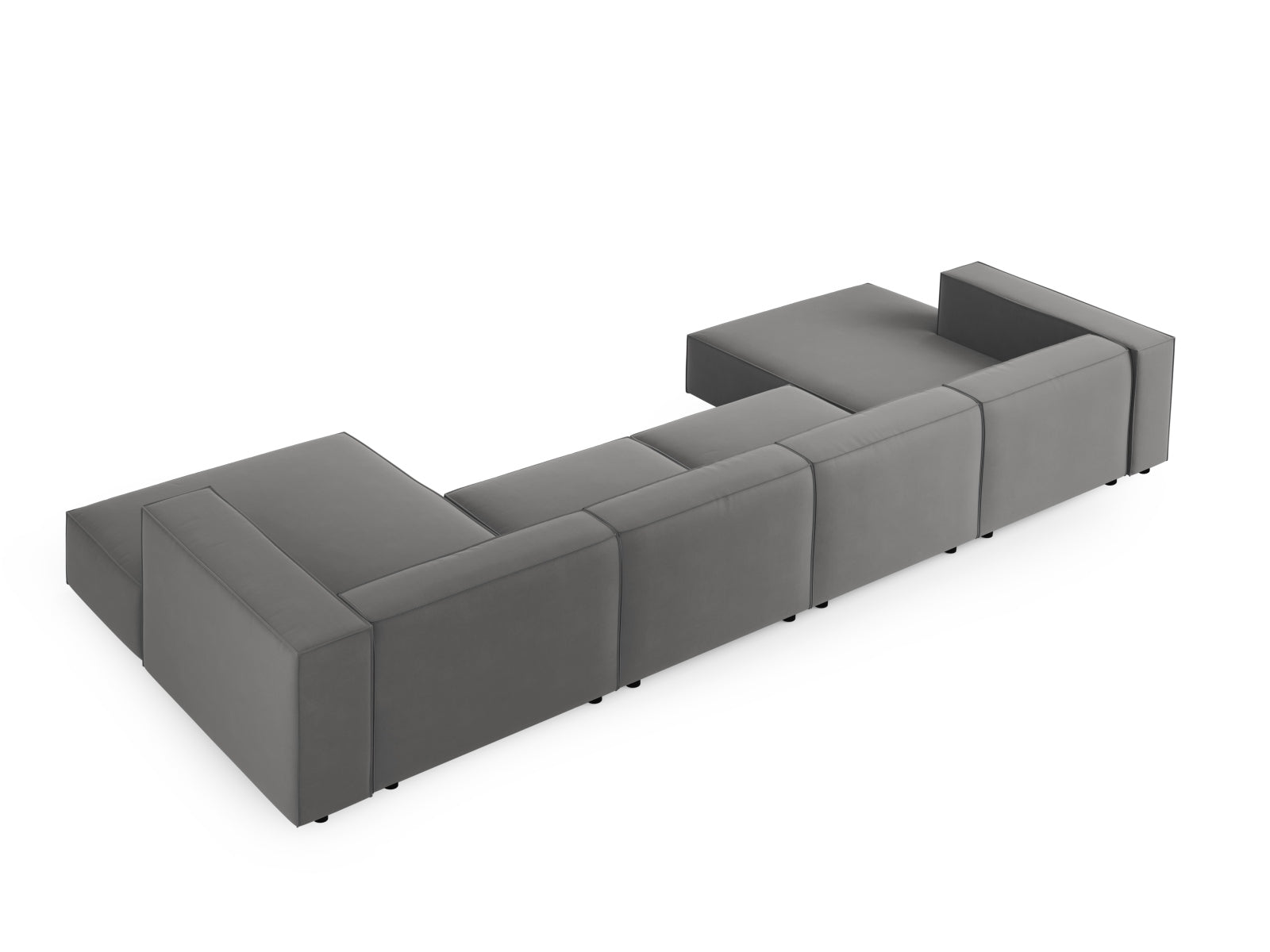 Arendal Panoramic Sofa (6 Seaters) - Velvet - Gallery image 2