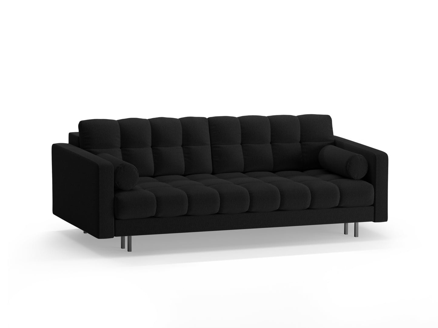 Bali Sofa With Bed Function And Box (3 Seats, 222x84x105) - Structured Fabric - Gallery image 2