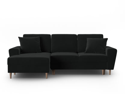 Kyoto Corner Sofa With Bed Function And Box (4 Seats, 241x145x88) - Left/Right - Riviera Velvet