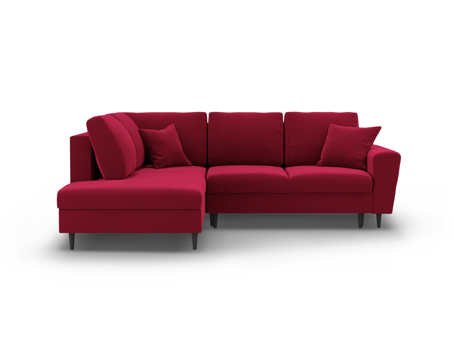 Kyoto Corner Sofa With Bed Function And Box (5 Seats, 243x194x88) - Left/Right - Riviera Velvet