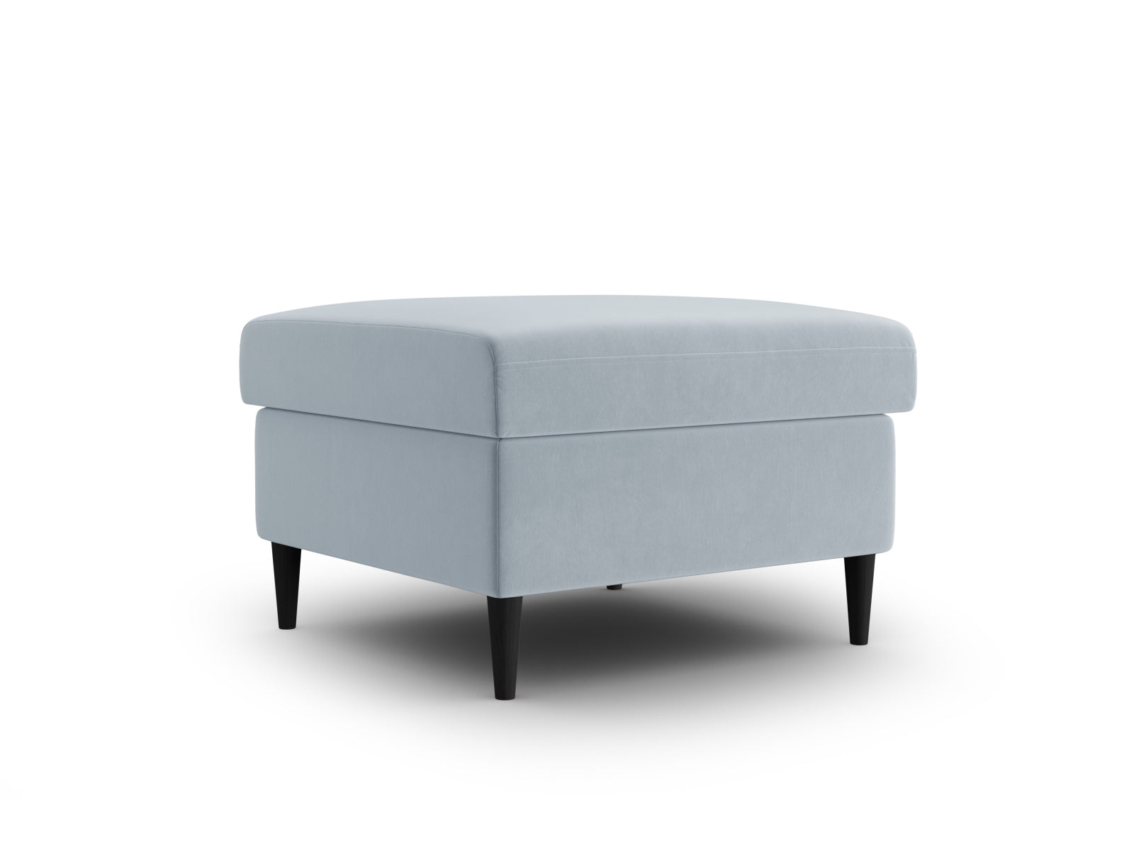 Kyoto Pouf (1 Seat, 70x70x45) - Riviera Velvet - Gallery image 6