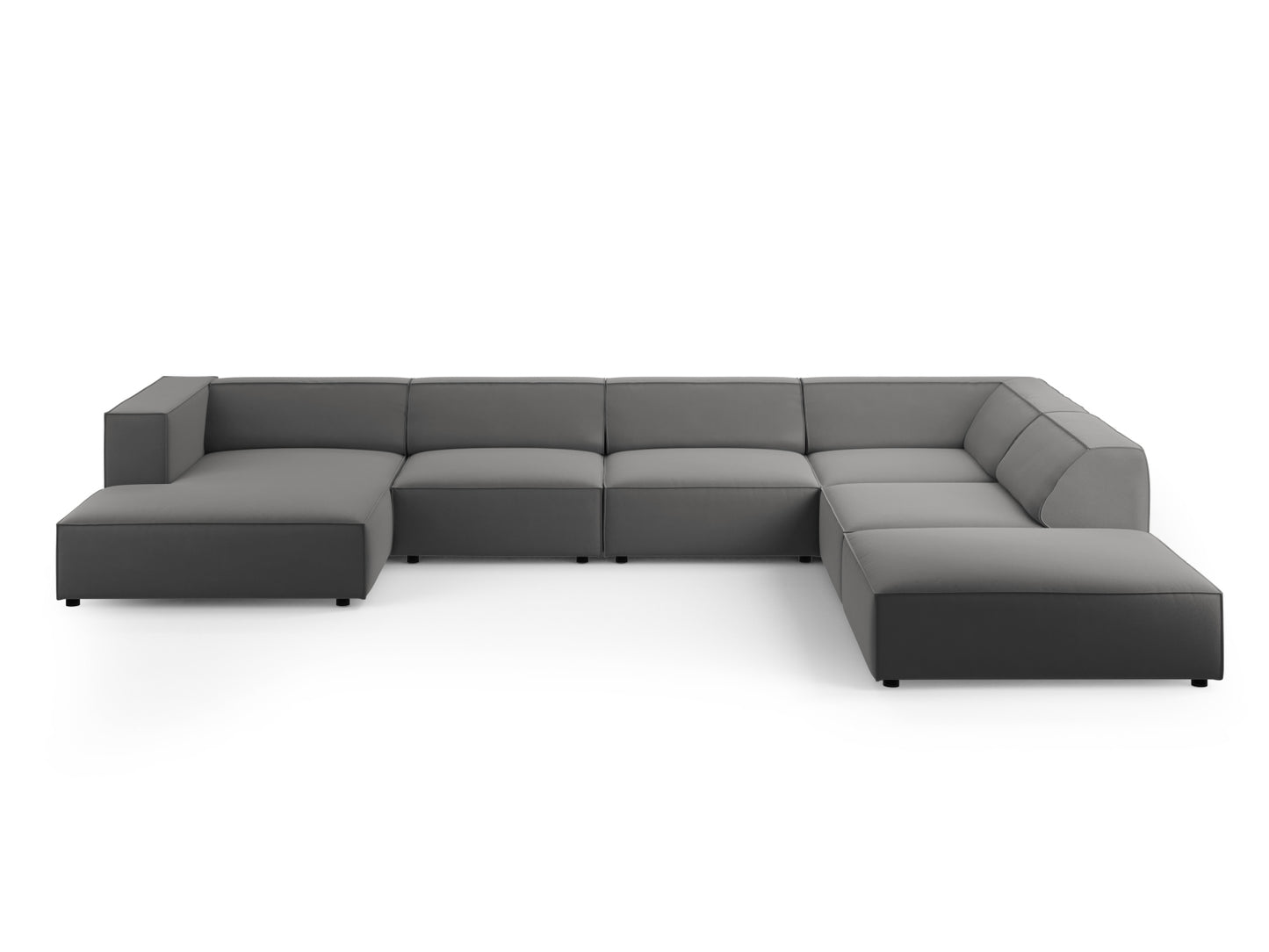Arendal Panoramic Corner Sofa Velvet (7 Seaters)