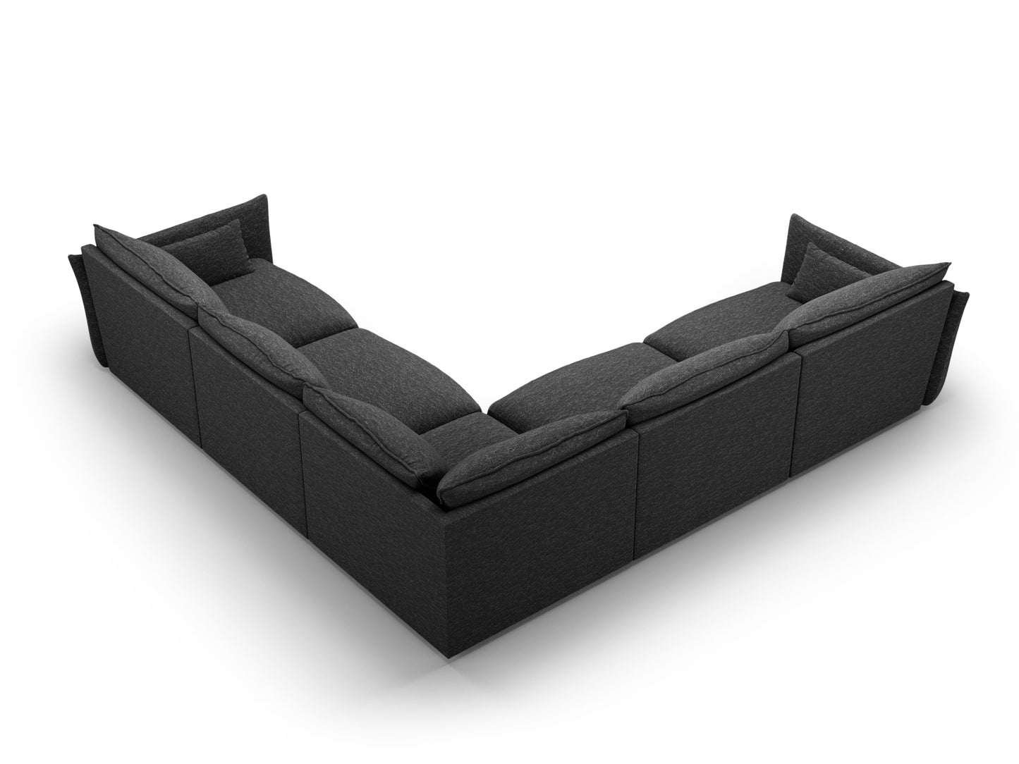 Matera Symmetrical Corner Sofa (7 Seats, 286x286x85) - Haga Chenille - Gallery image 2
