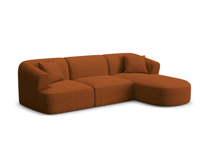 Campi Modular Corner Sofa (4 Seats, 256x156x70) - Structured Fabric - Gallery image 4