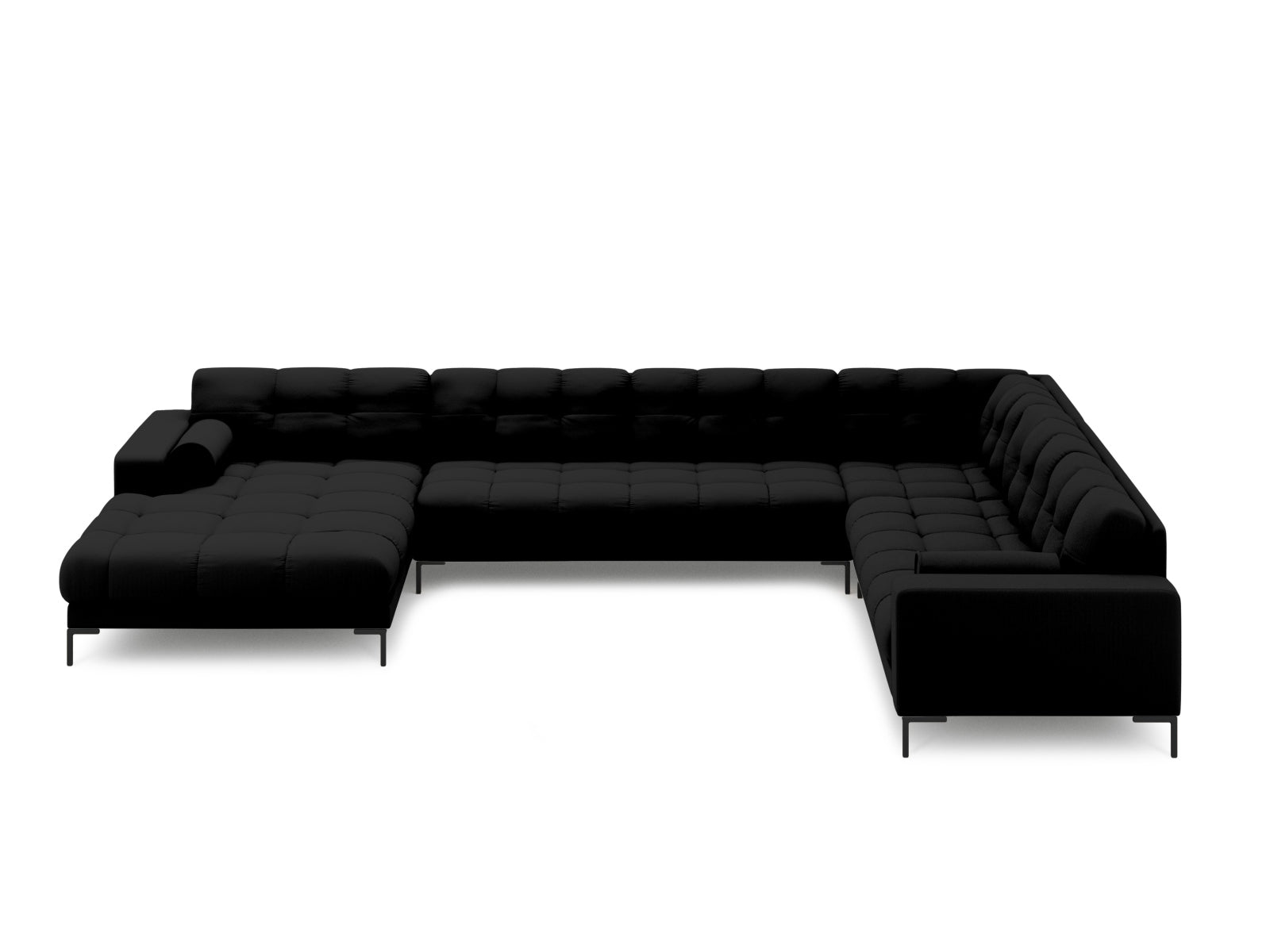Bali Panoramic Corner Sofa (7 Seats, 327x256x75) - Structured Fabric - Gallery image 6