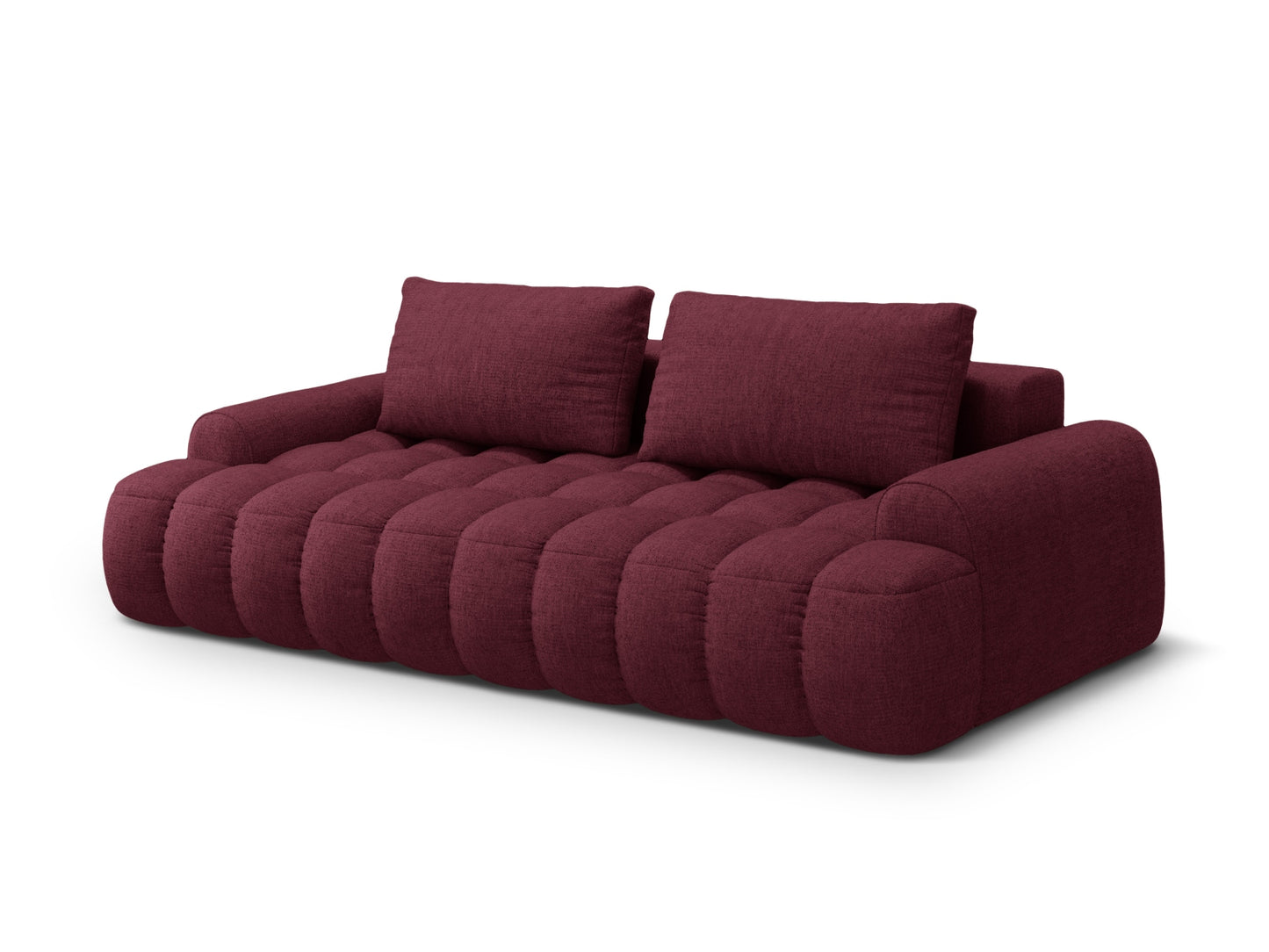 Linz 4-Seater Sofa Bed with Storage - Sorella Structured Fabric - Gallery image 2