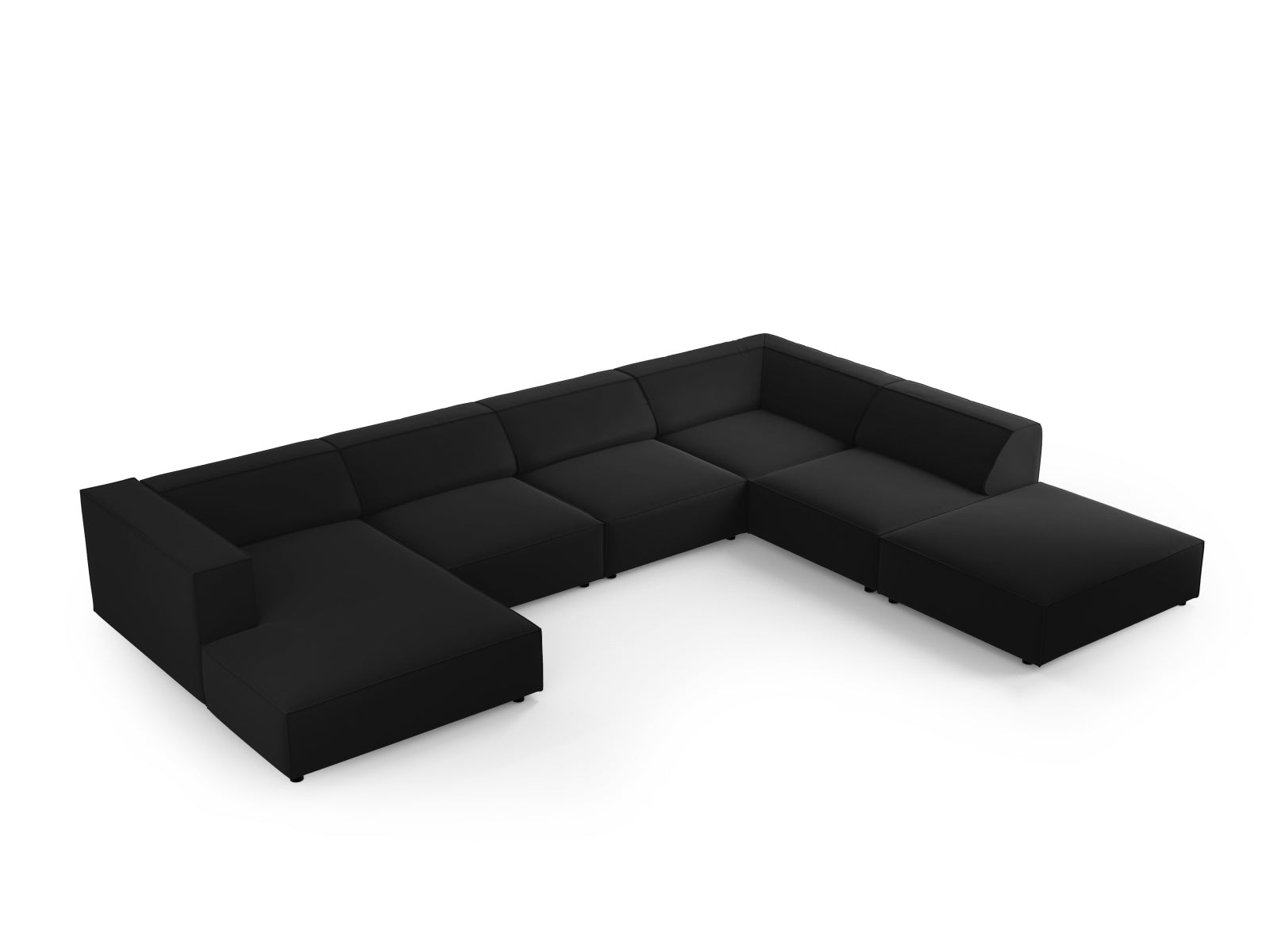 Arendal Panoramic Corner Sofa (7 Seaters) - Velvet - Gallery image 2