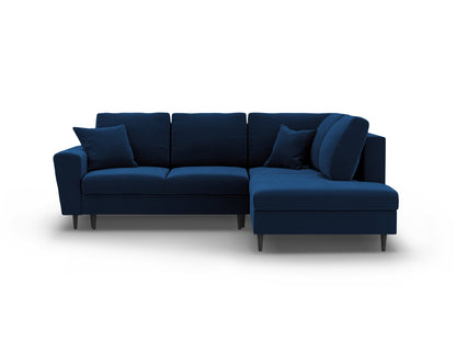Kyoto Corner Sofa With Bed Function And Box (5 Seats, 243x194x88) - Left/Right - Riviera Velvet
