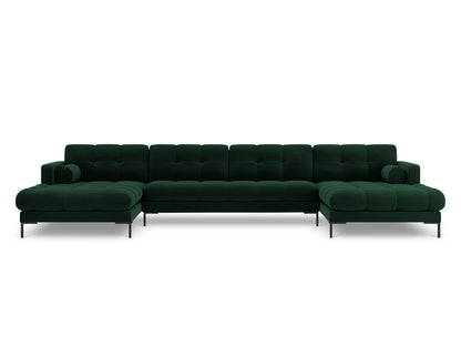 Bali Panoramic Sofa (7 Seats, 383x185x75) - Velvet - Gallery image 5