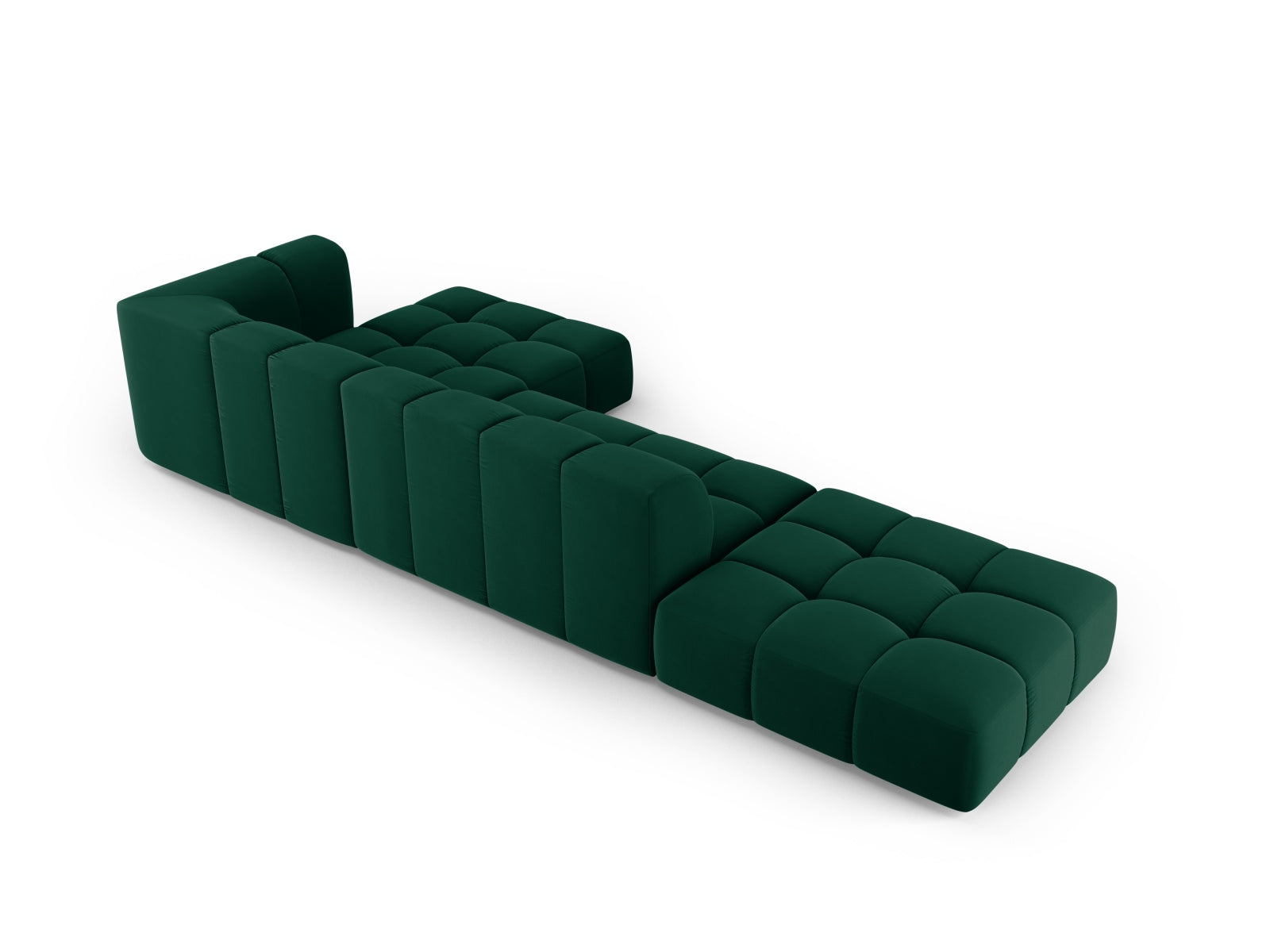 Moritz Corner Sofa - Left/Right (5 Seats, 323x160x70) - Bluvel Velvet - Gallery image 6
