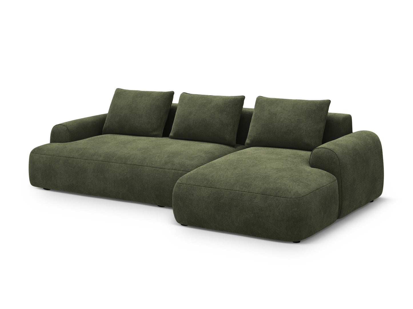 Calma Corner Sofa With Bed Function And Box (3 Seats, 275x142x84) - Velvet - Gallery image 6