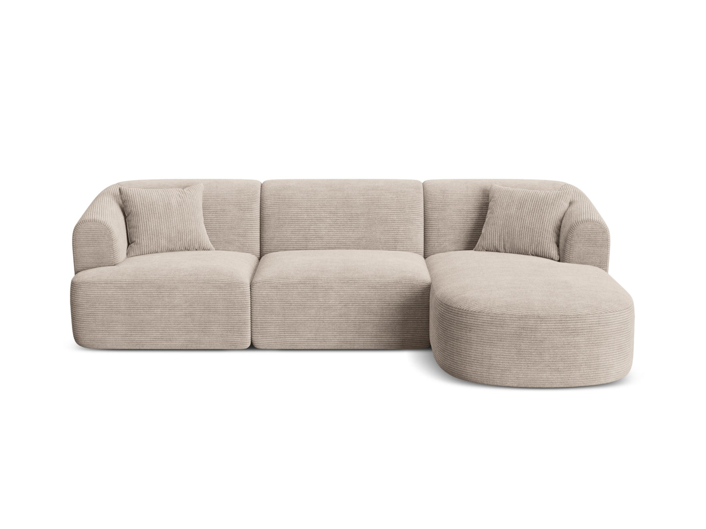 Campi Modular Corner Sofa (4 Seats, 256x156x70) - Corduroy
