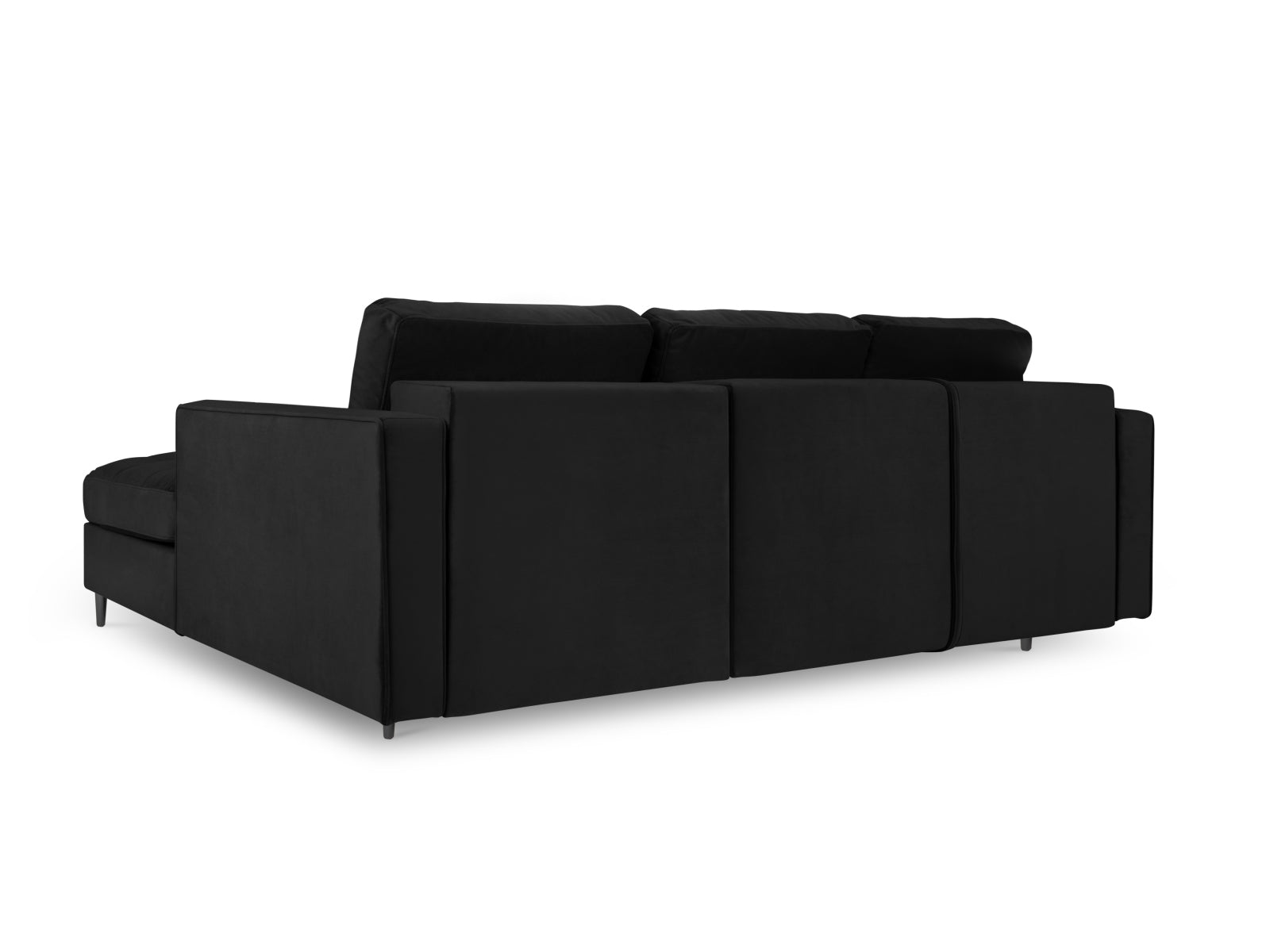 Aspen Corner Sofa with Bed Function and Box (5 Seaters) - Velvet - Velvet - Gallery image 8