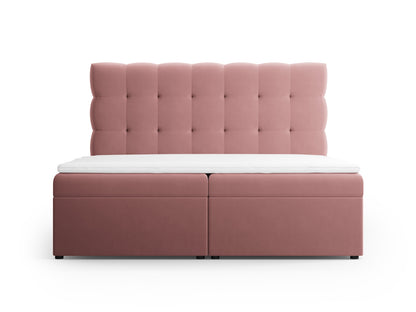 Bali Boxspring Bed Set (160x210x125) - Velvet - Velvet - Gallery image 5