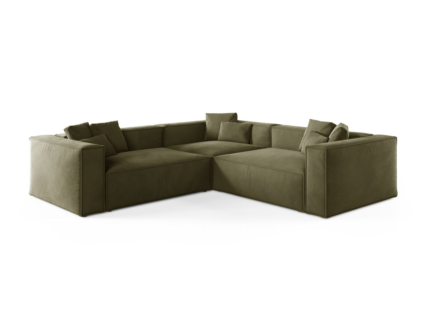 Aveiro Corner Sofa - Velvet
