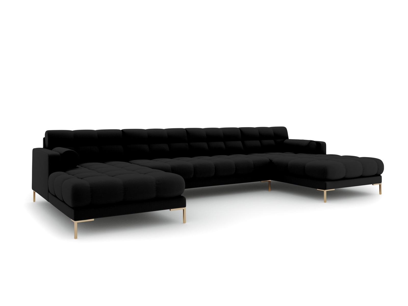 Bali Panoramic Sofa (7 Seats, 383x185x75) - Structured Fabric - Gallery image 4