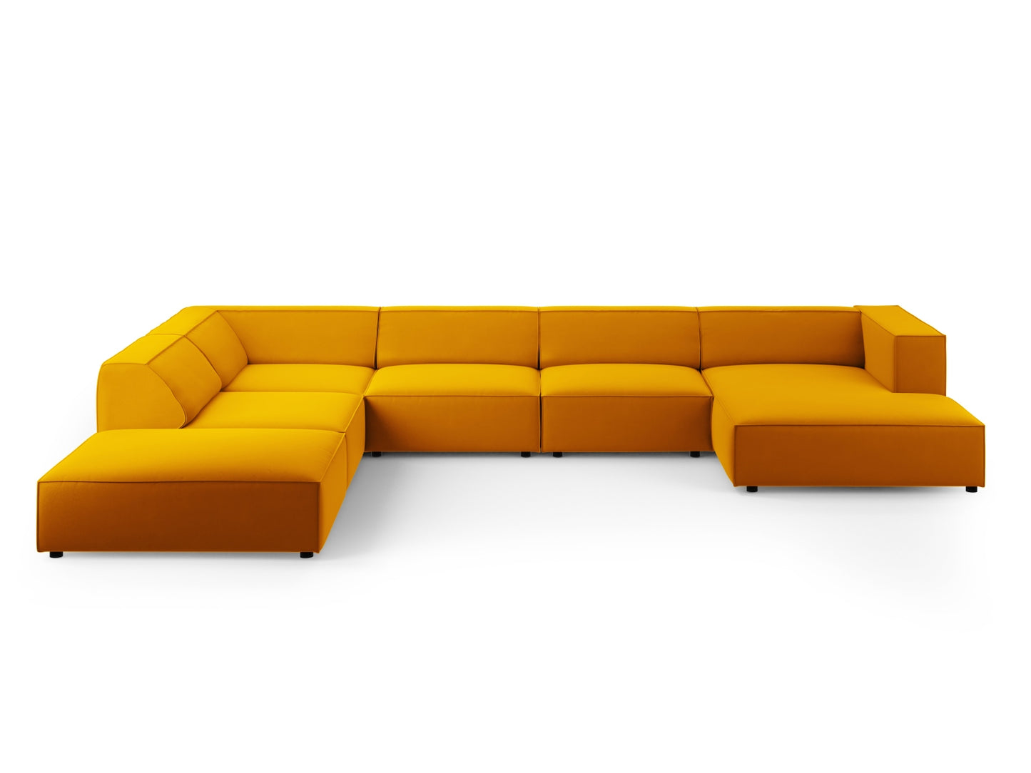 Arendal Panoramic Corner Sofa Velvet (7 Seaters)