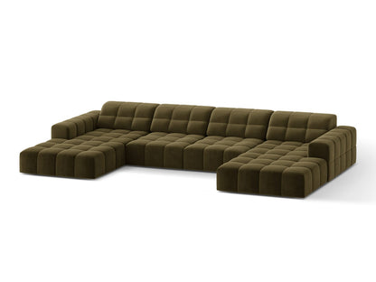 Chicago Panoramic Sofa (6 Seats, 375x167x78) - Bluvel Velvet - Gallery image 3