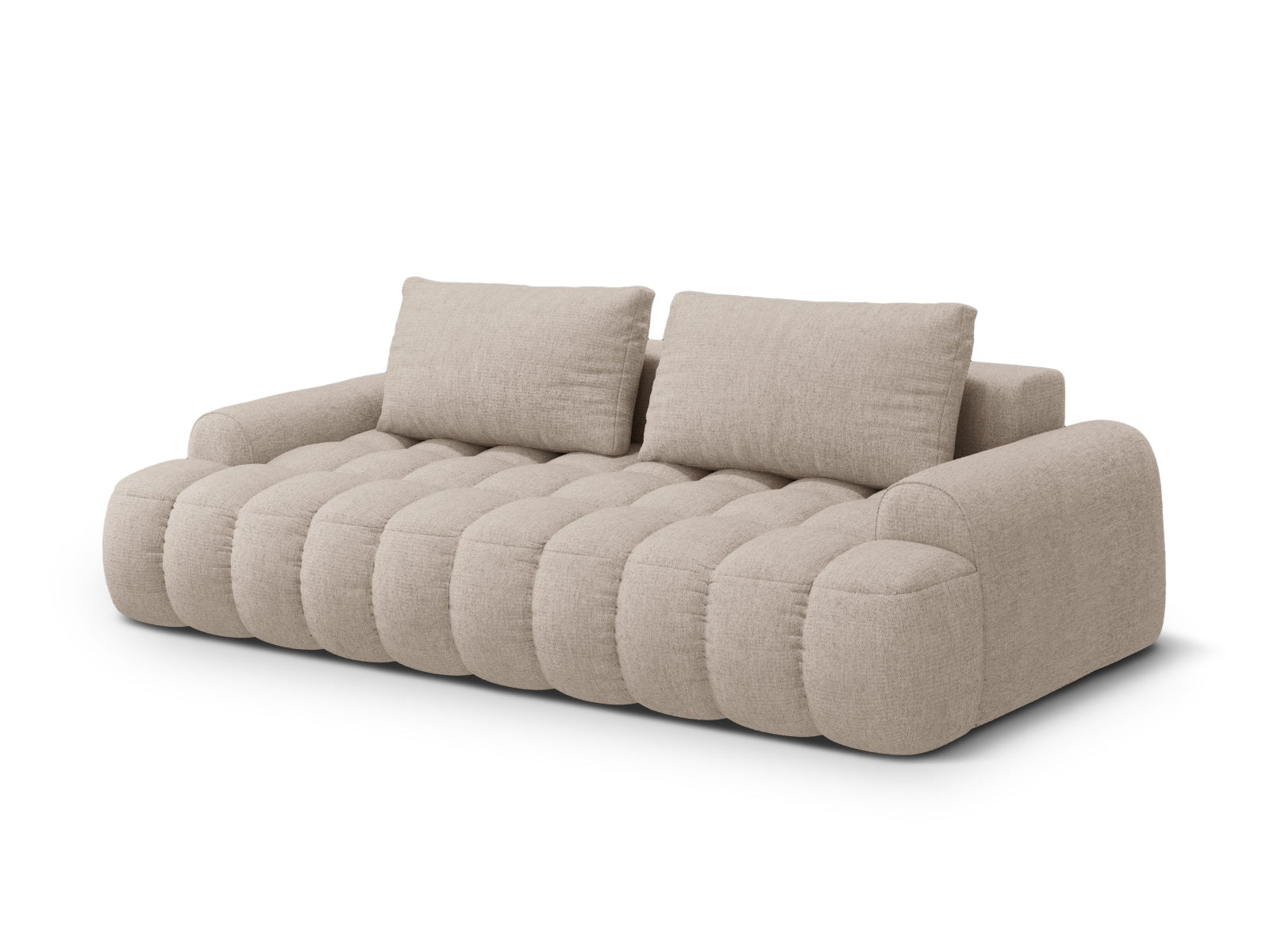 Linz 4-Seater Sofa Bed with Storage - Sorella Structured Fabric - Gallery image 6