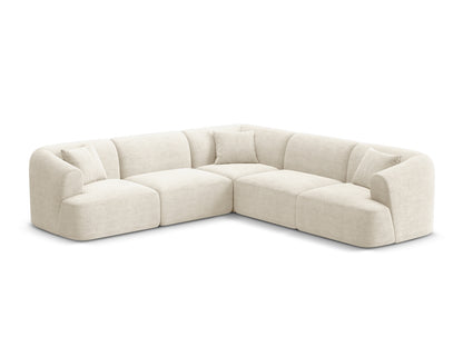 Campi Modular Symmetrical Corner Sofa (6 Seats, 255x255x70) - Corduroy - Gallery image 2