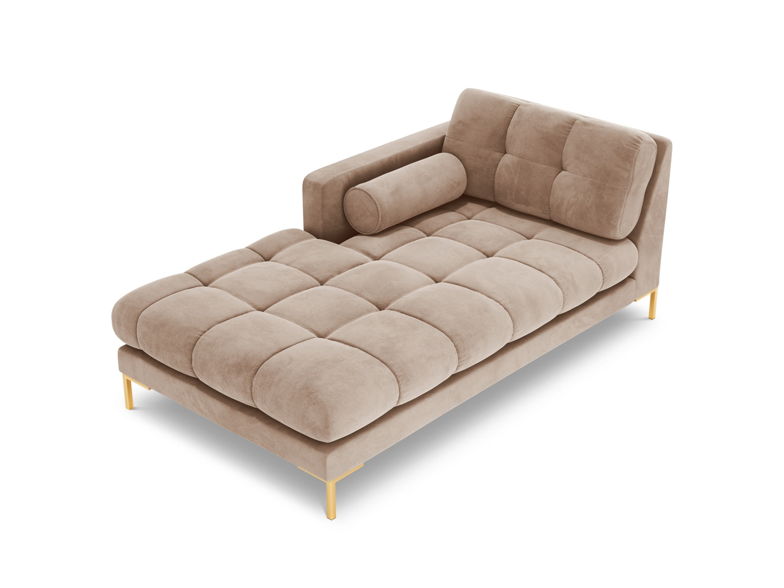 Bali Chaise Longue (1 Seat, 102x185x75) - Velvet - Gallery image 3