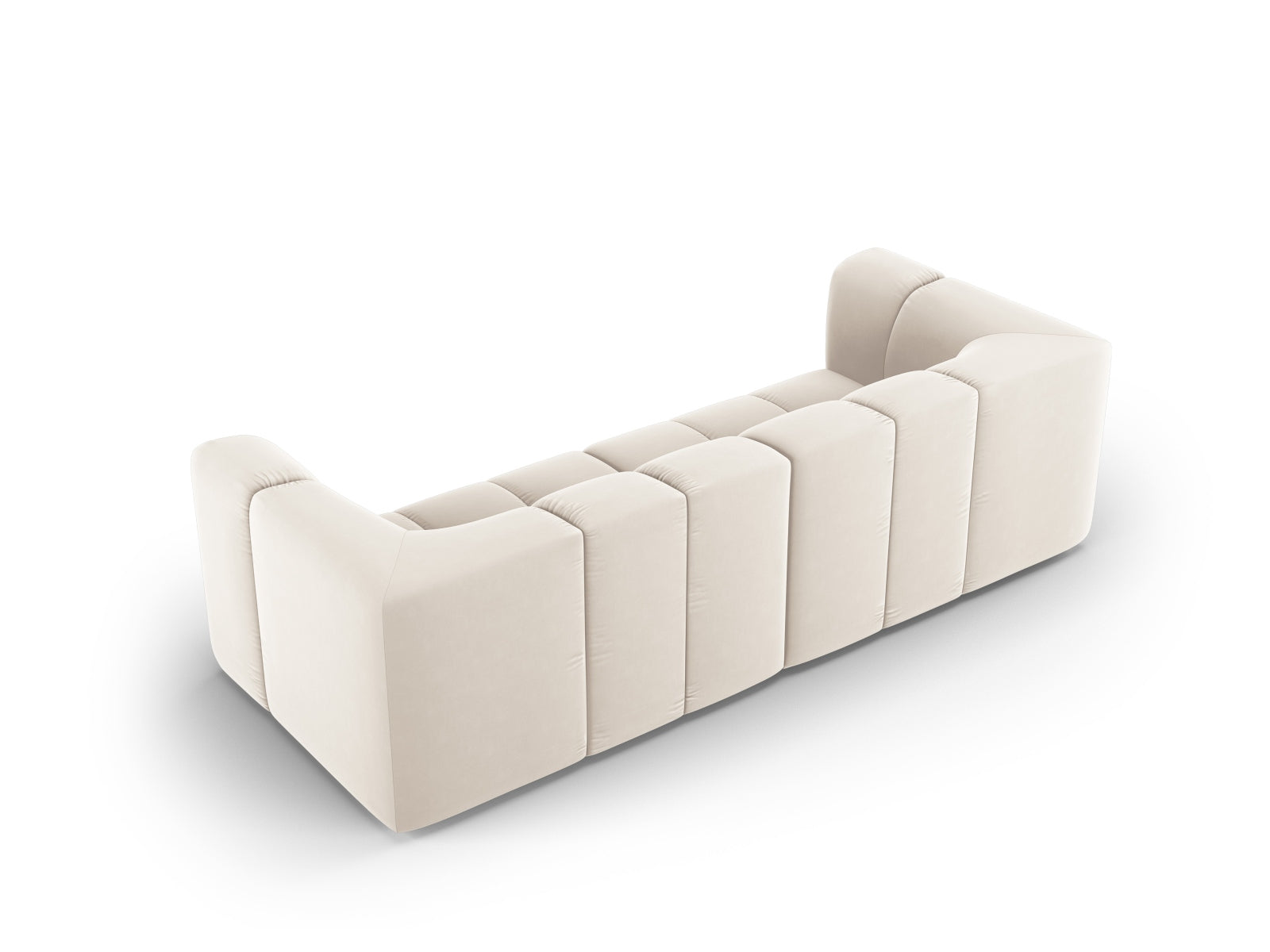 Moritz 3-Seater Sofa (3 Seats, 226x96x70) - Bluvel Velvet - Gallery image 5