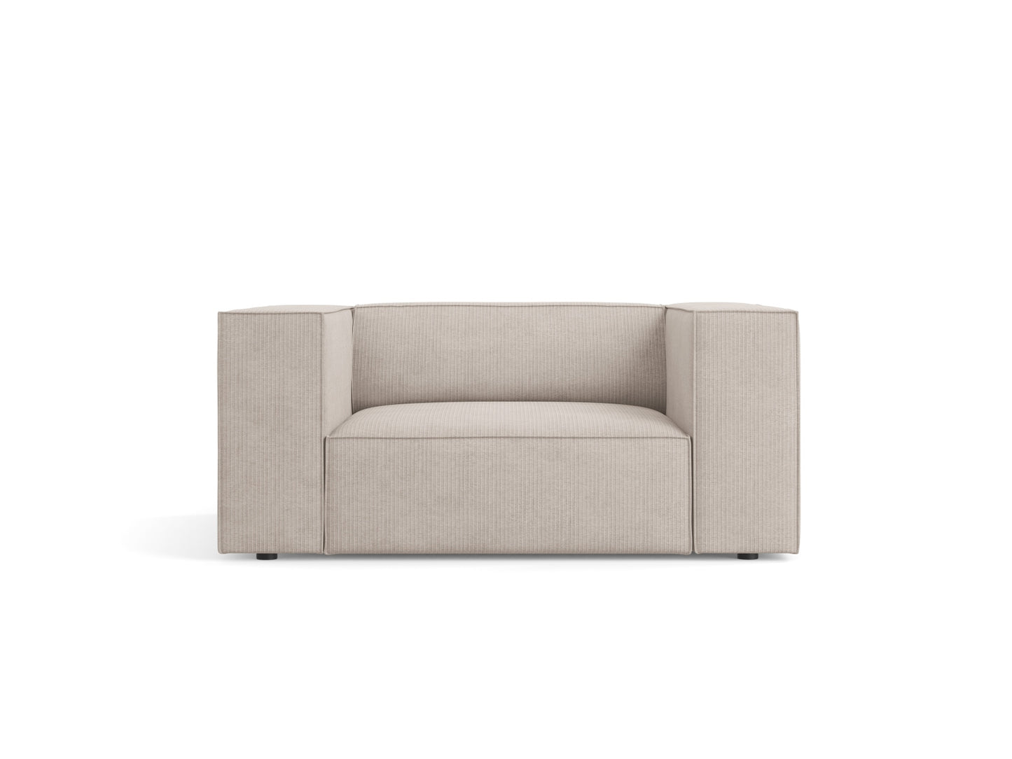 Arendal Armchair  Chenille with corduroy