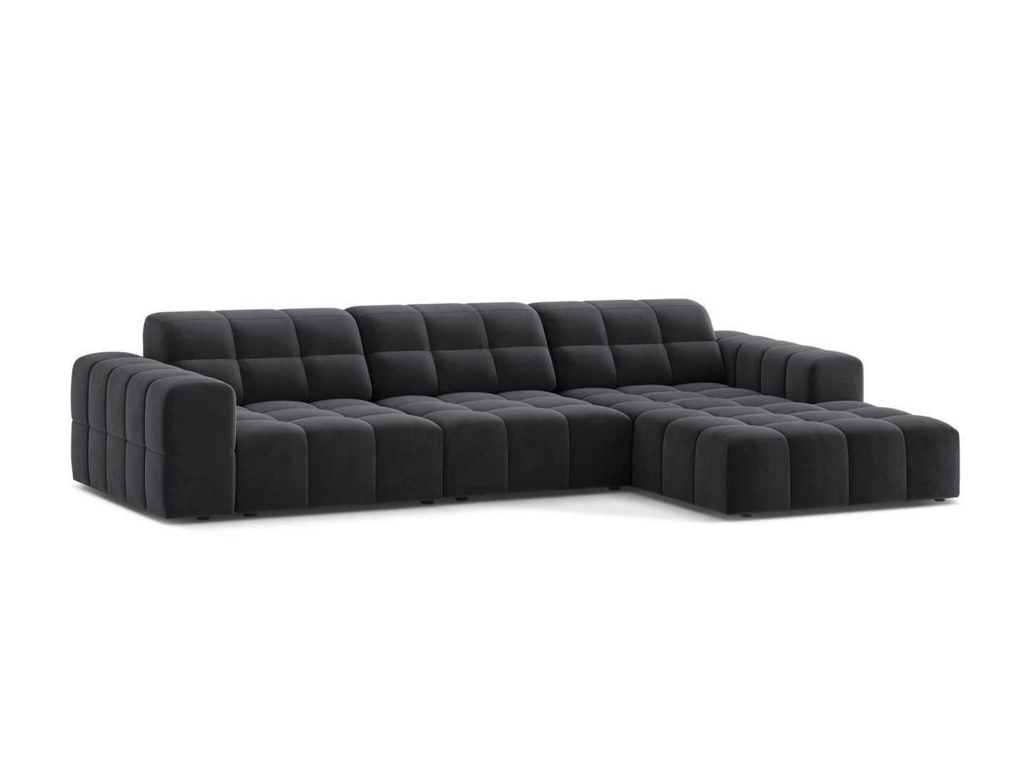 Chicago Corner Sofa (4 Seats, 294x167x78) - Bluvel Velvet - Gallery image 8