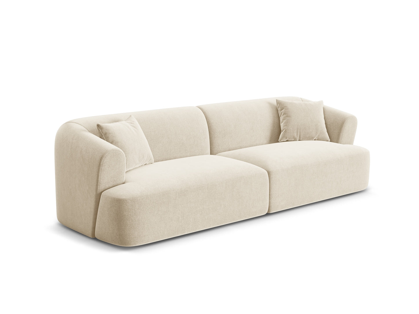 Campi Modular Sofa (4 Seats, 255x90x70) - Velvet - Gallery image 1