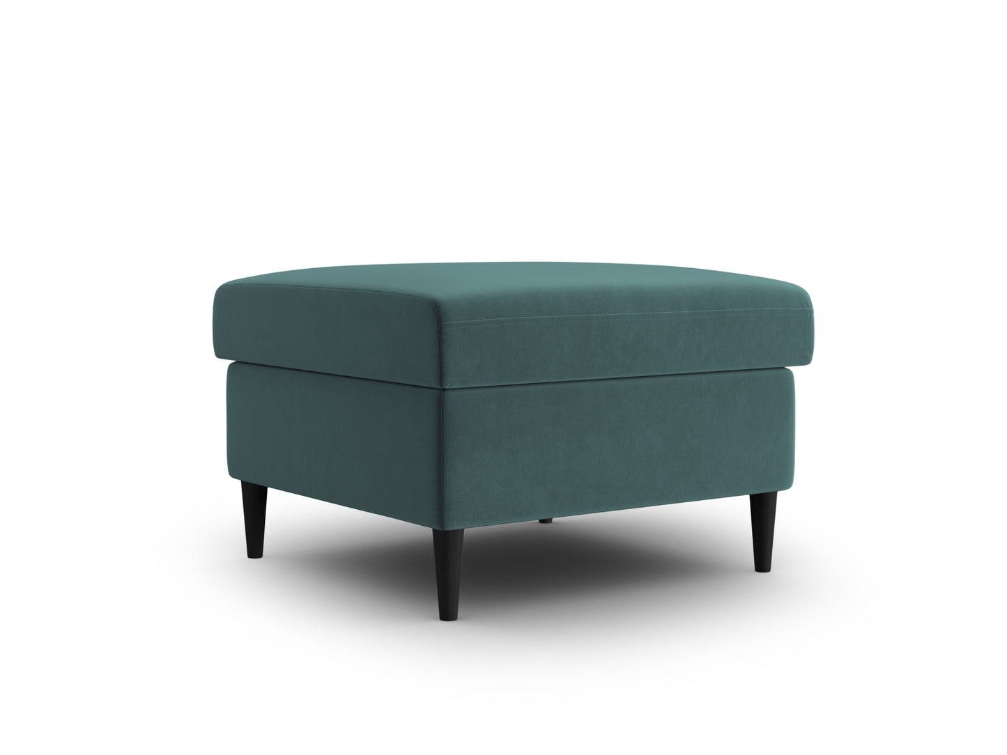 Kyoto Pouf (1 Seat, 70x70x45) - Riviera Velvet - Gallery image 8