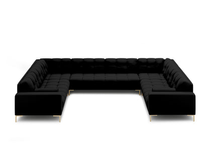 Bali Panoramic Sofa (9 Seats, 327x256x75) - Structured Fabric - Gallery image 4