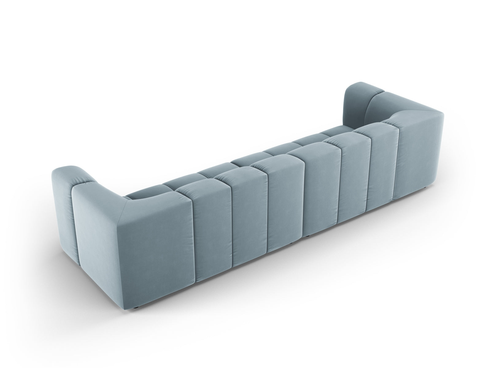 Moritz 4-Seater Sofa (4 Seats, 286x96x70) - Bluvel Velvet - Gallery image 6