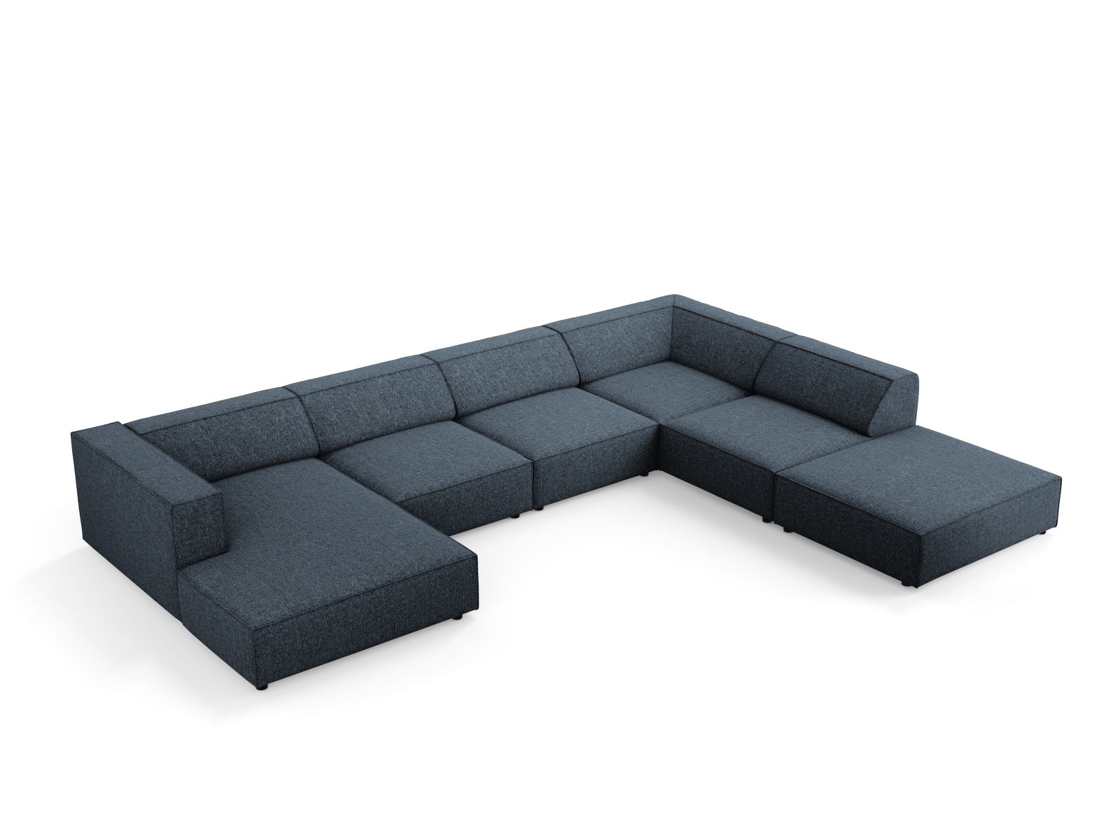 Arendal Panoramic Corner Sofa (7 Seaters) - Chenille - Gallery image 4