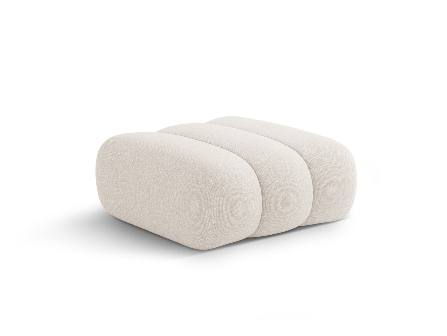 Koge Pouf (1 Seat, 95x95x40) - Eden Chenille - Gallery image 4