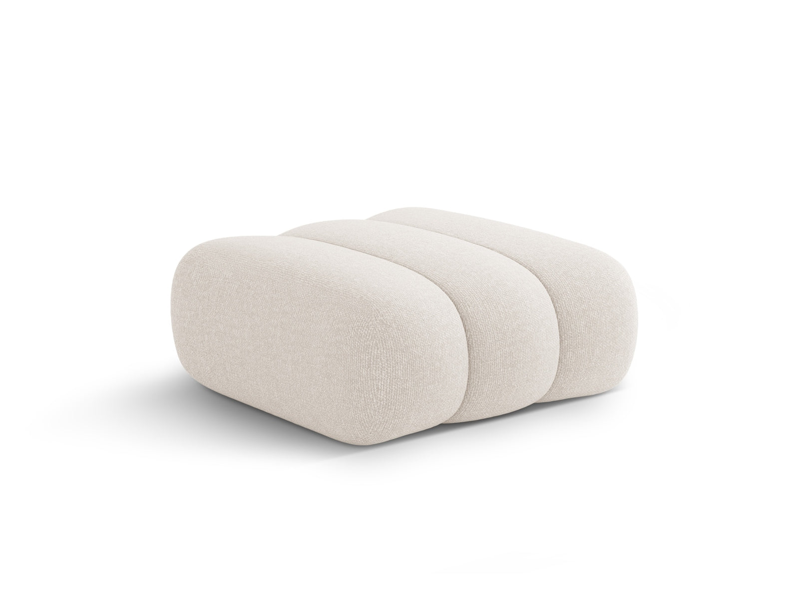 Koge Pouf (1 Seat, 95x95x40) - Eden Chenille - Gallery image 4