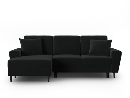 Kyoto Corner Sofa With Bed Function And Box (4 Seats, 241x145x88) - Left/Right - Riviera Velvet