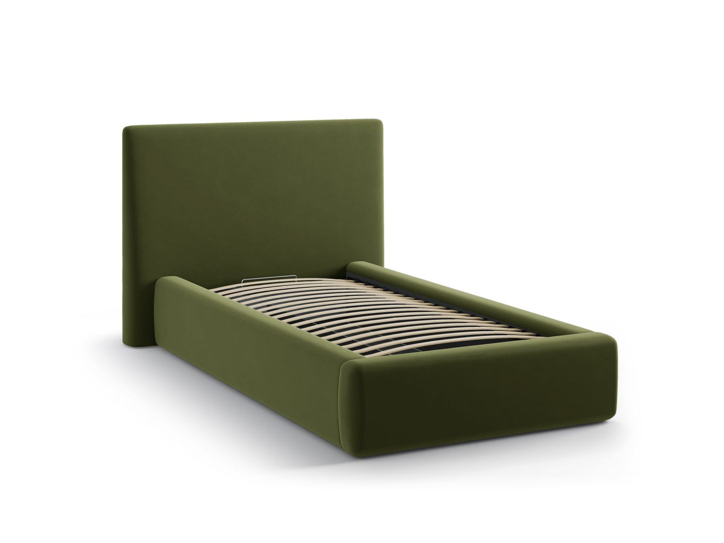 Asti Storage Bed with Headboard (90x200) - Velvet - Velvet - Gallery image 6