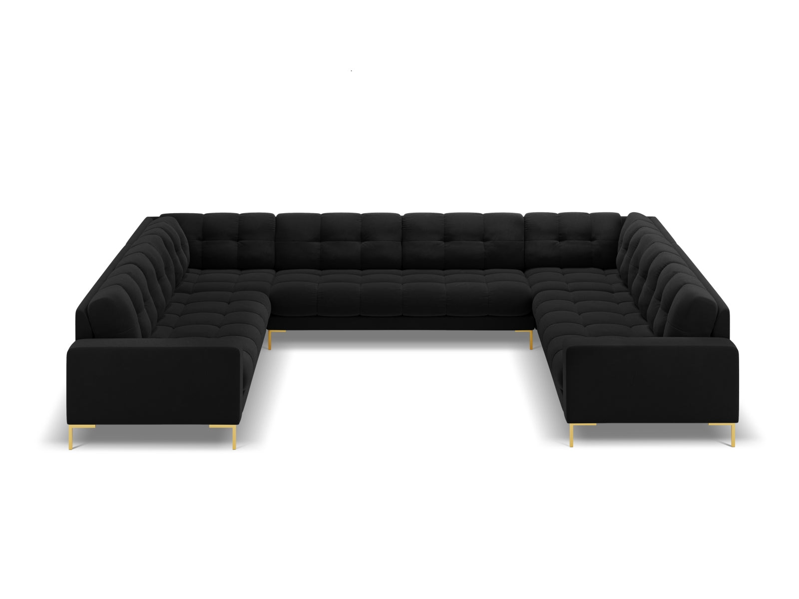 Bali Panoramic Sofa (9 Seats, 327x256x75) - Velvet - Gallery image 4