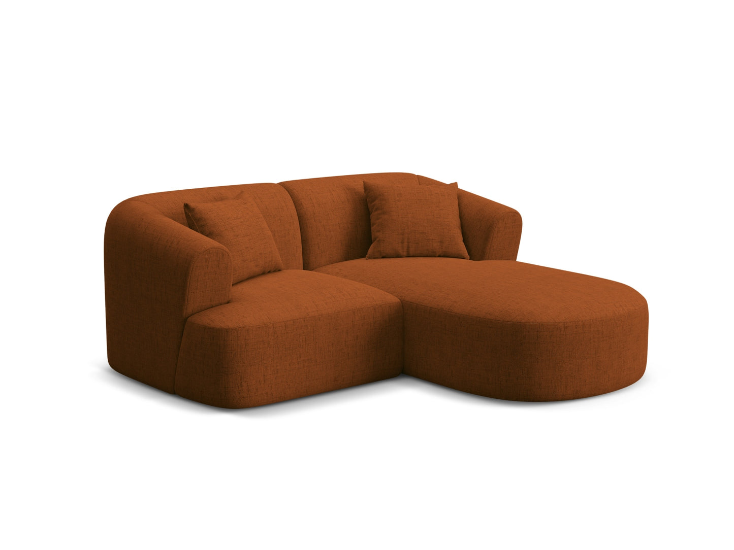 Campi Modular Corner Sofa (3 Seats, 180x156x70) - Structured Fabric - Gallery image 4